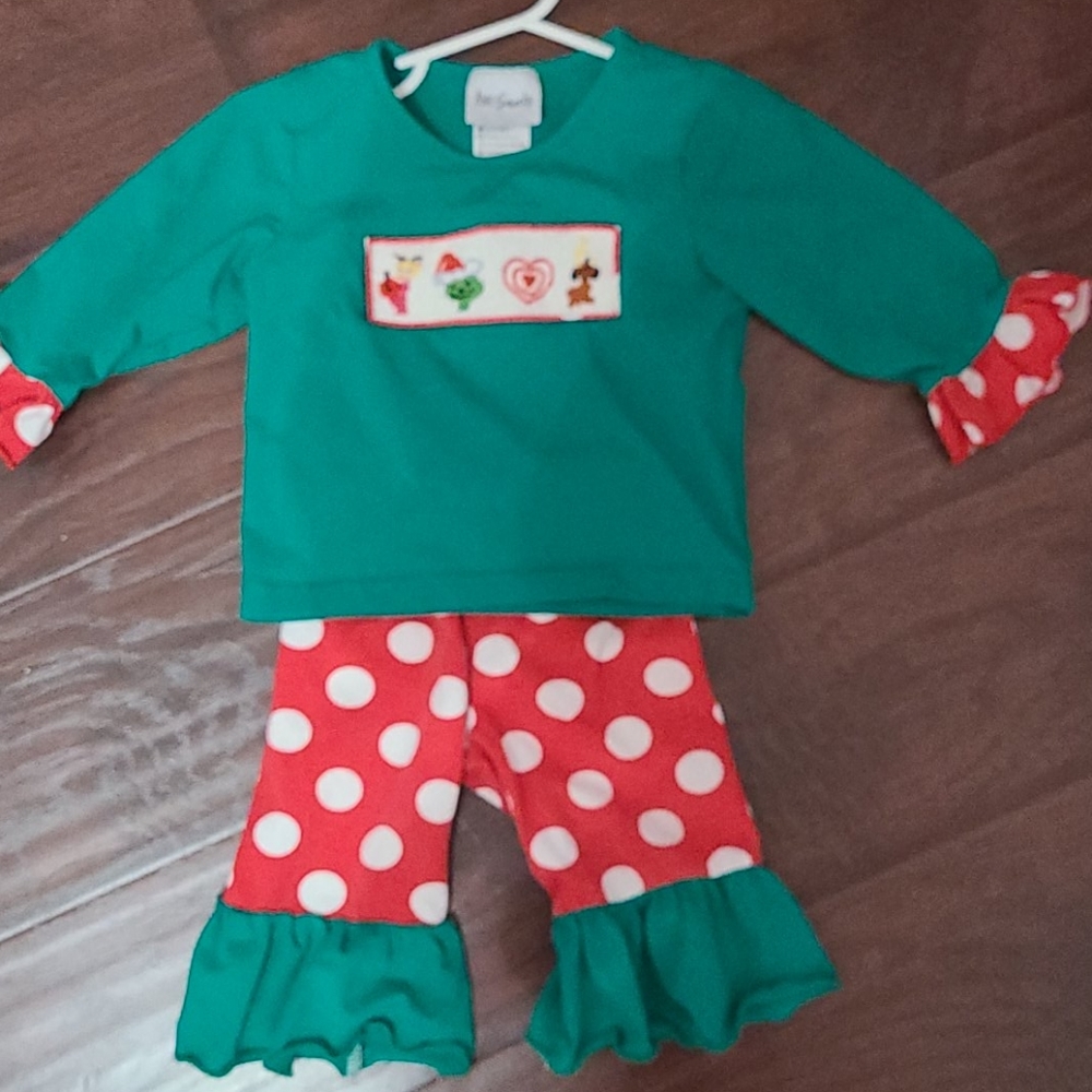 Smocked Grinch Set
